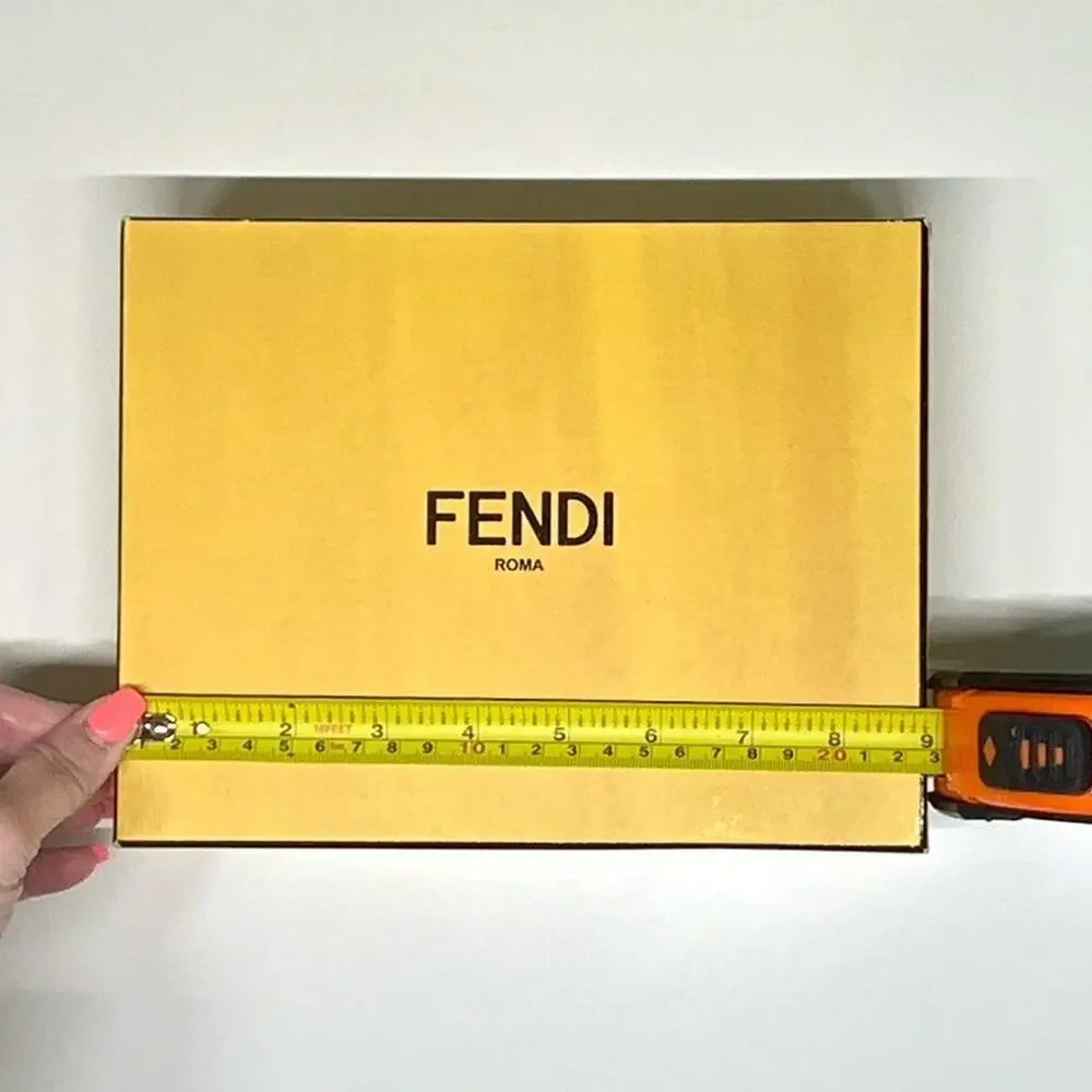 FENDI | Gift Box | Yellow/Black | W9 x H7 x D2 inch